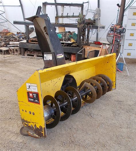 used skid steer snow blower attachment for sale|skid steer mounted snow blowers.